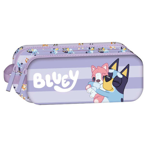 Picture of BLUEY PUPPY 2 COMPARTMENT PENCIL CASE